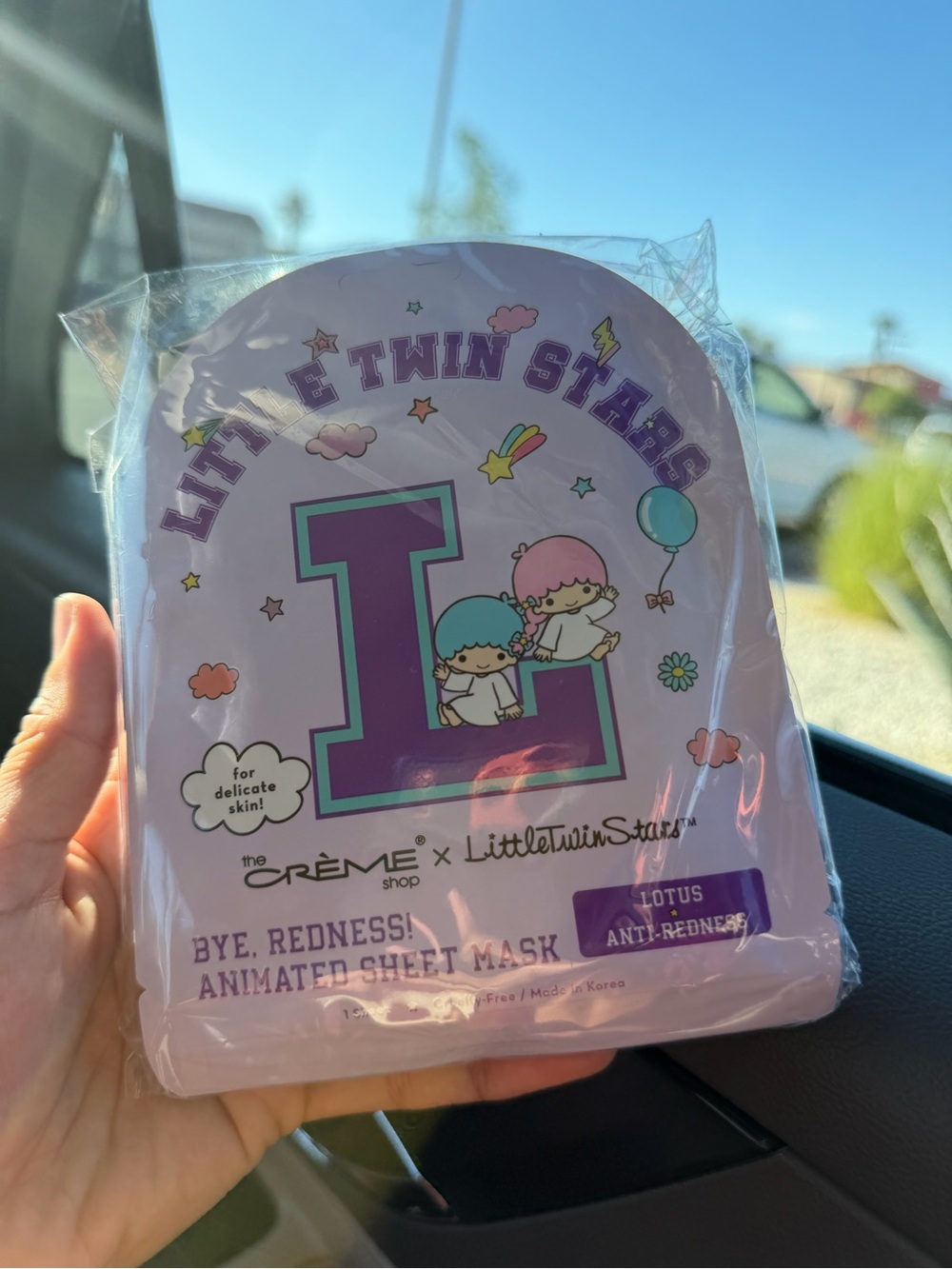 The Crème Shop x Sanrio Little Twin Stars Sheet Masks – 3 Pack